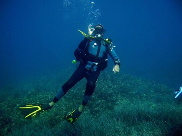  Flotar sobre el fondo marino 
